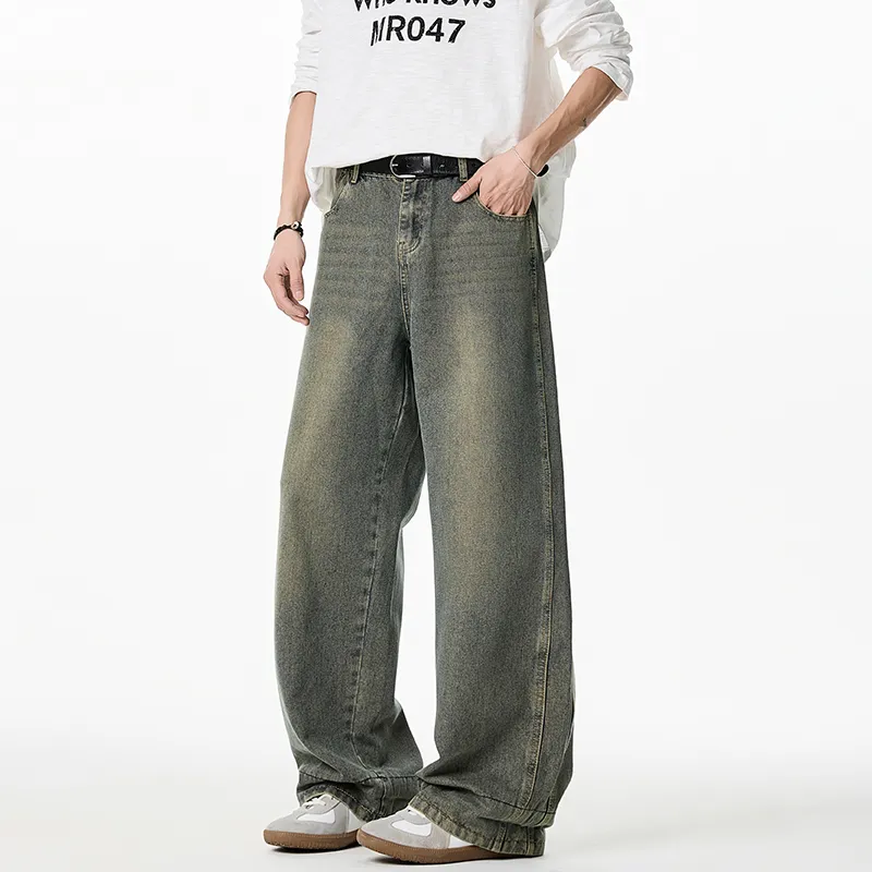 ALI THE FOX Jeans Unisex Yellow Mud-2