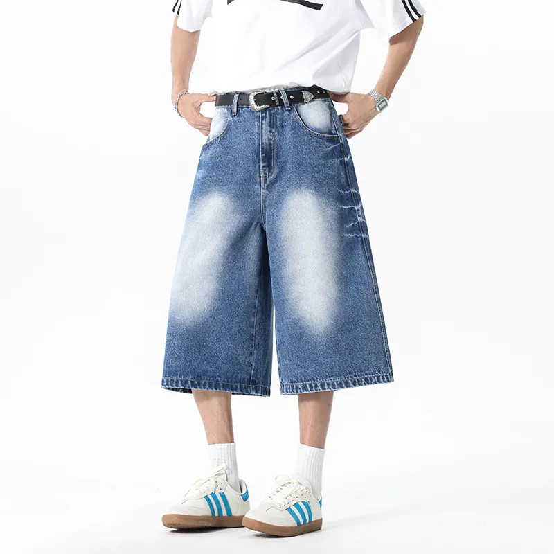 ALI THE FOX Denim Shorts Unisex-2