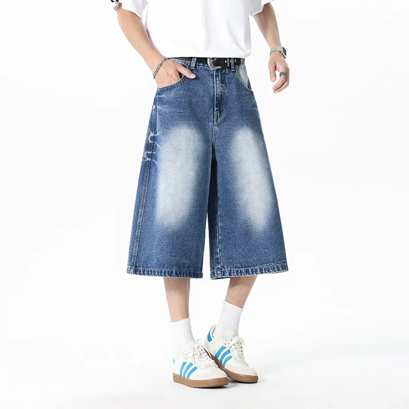 ALI THE FOX Denim Shorts Unisex-3