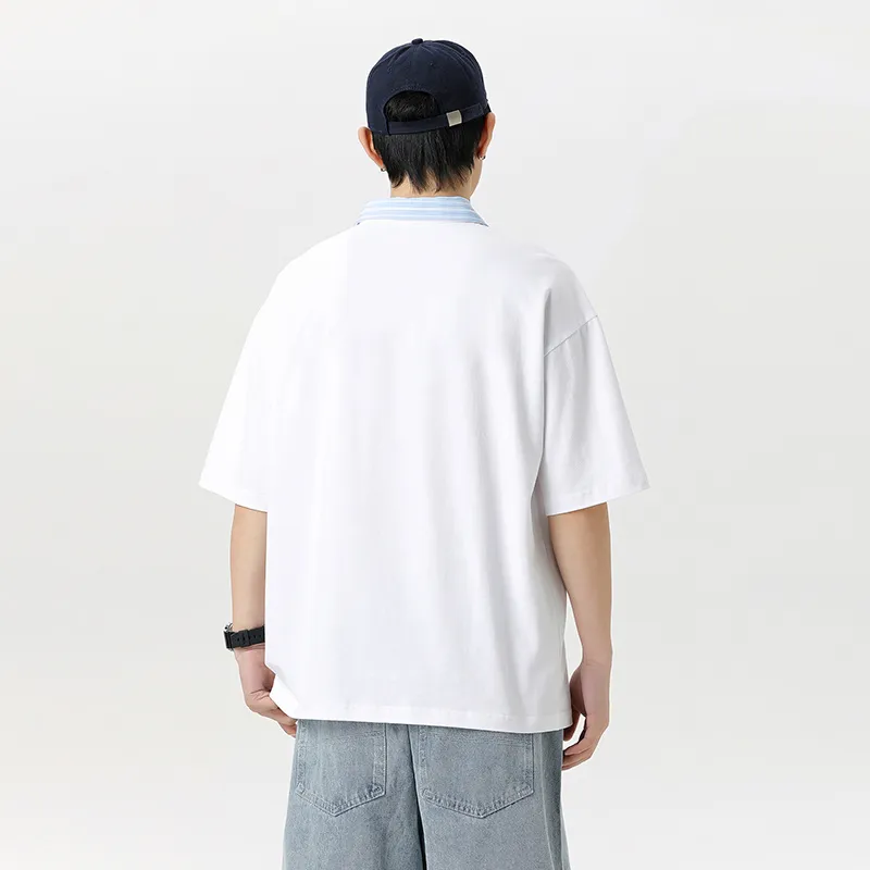 ALI THE FOX Polo Shirt Unisex White-2