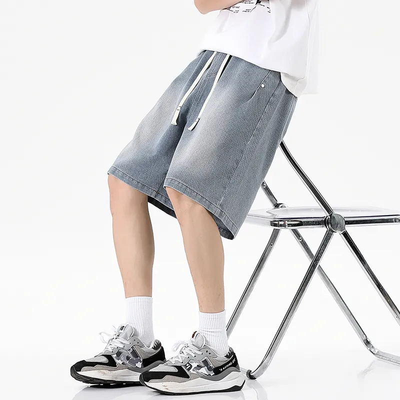 ALI THE FOX Denim Shorts Unisex-12