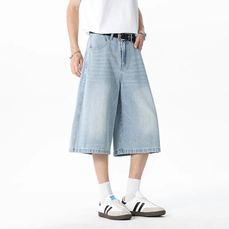 ALI THE FOX Denim Shorts Unisex-14