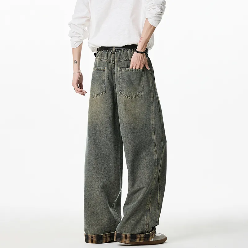 ALI THE FOX Jeans Unisex Yellow Mud-4