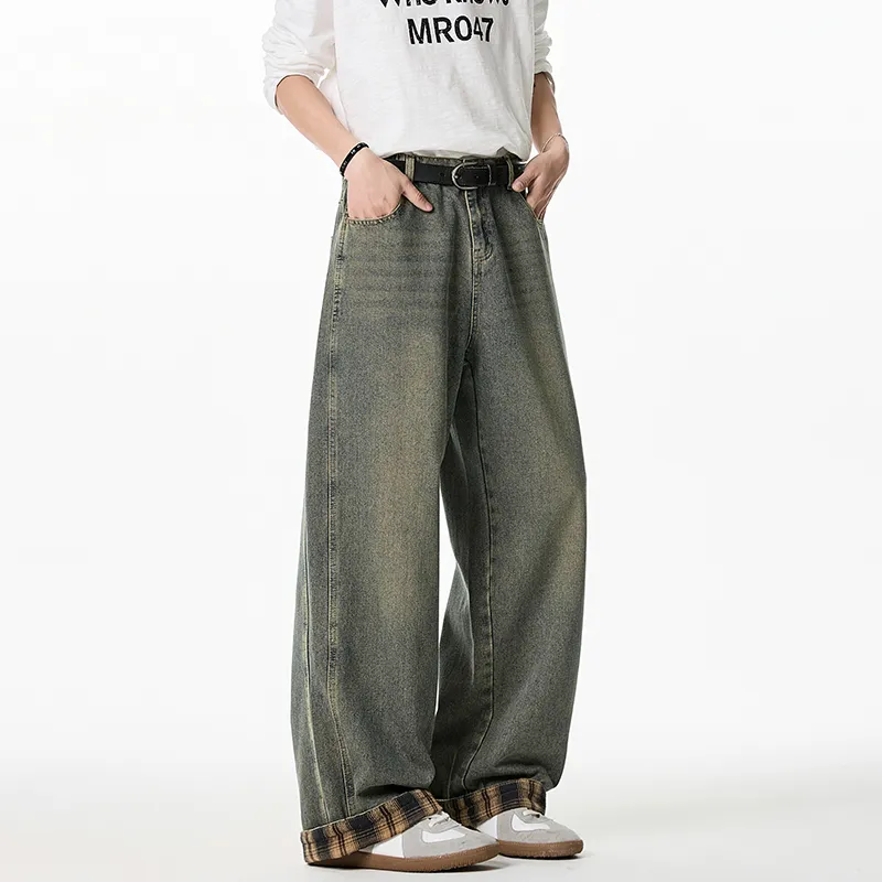 ALI THE FOX Jeans Unisex Yellow Mud-3