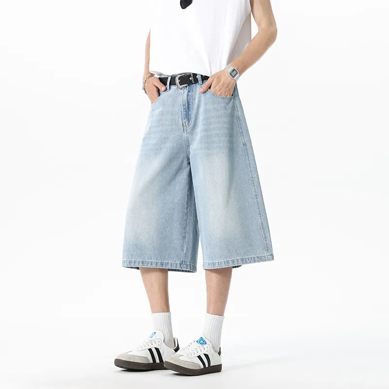 ALI THE FOX Denim Shorts Unisex-13