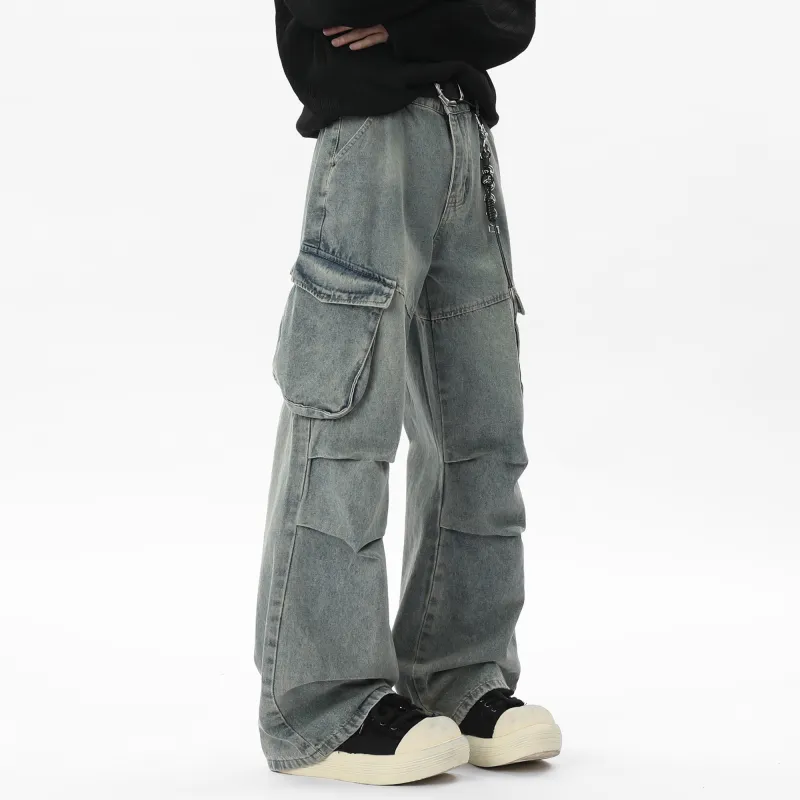 ALI THE FOX Jeans Unisex Yellow Mud-9