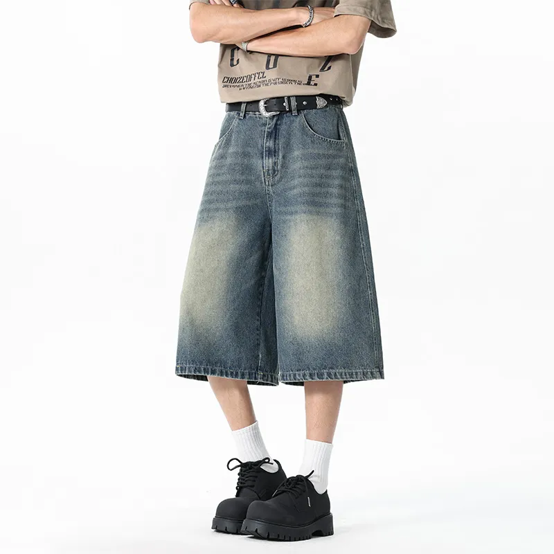ALI THE FOX Denim Shorts Unisex-2