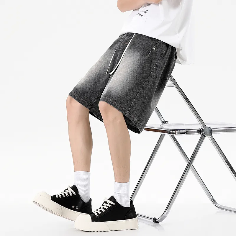 ALI THE FOX Denim Shorts Unisex-5