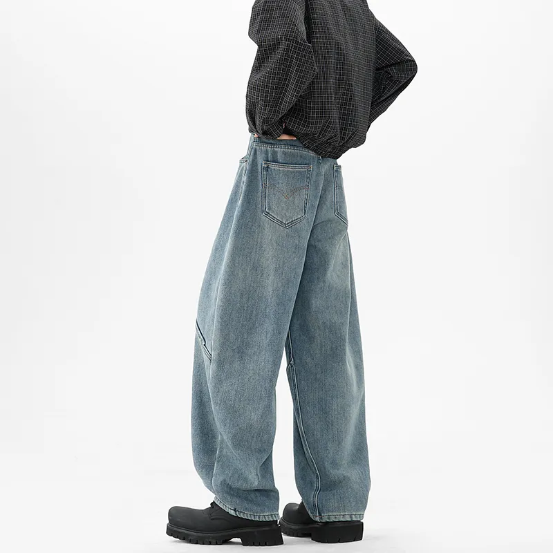 ALI THE FOX Jeans Unisex Blue-2
