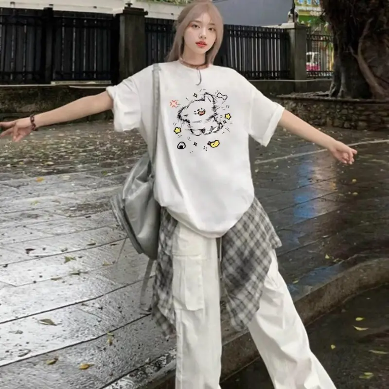 ABBY GODDESS T Shirt Women's White-3