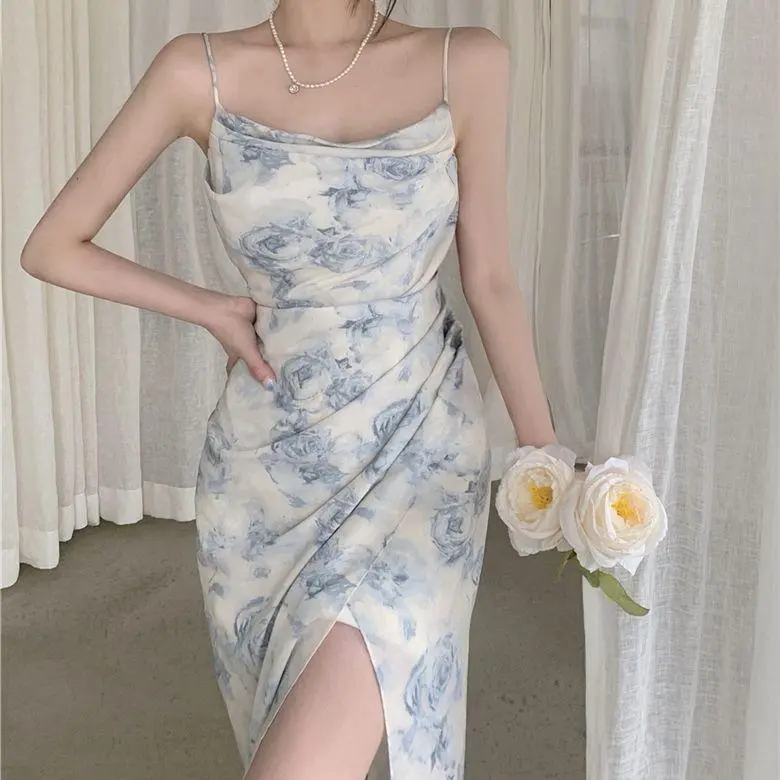 ABBY GODDESS Slip Dress Women's-5