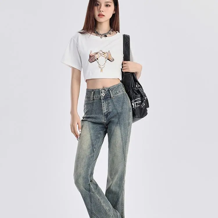 ABBY GODDESS Jeans Women's Blue-3