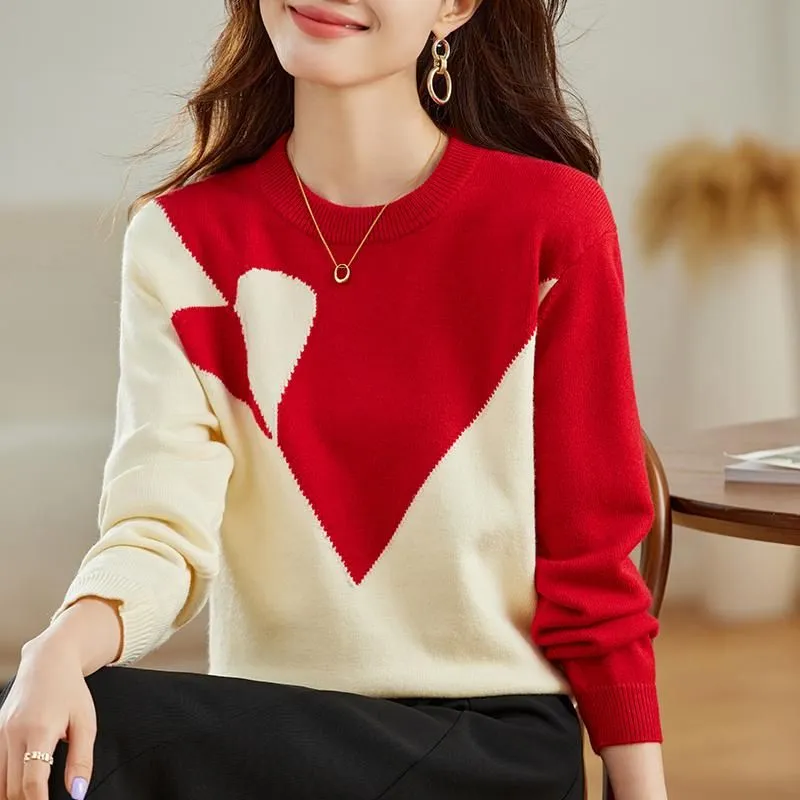 ABBY GODDESS Knitwear Women's Red-4