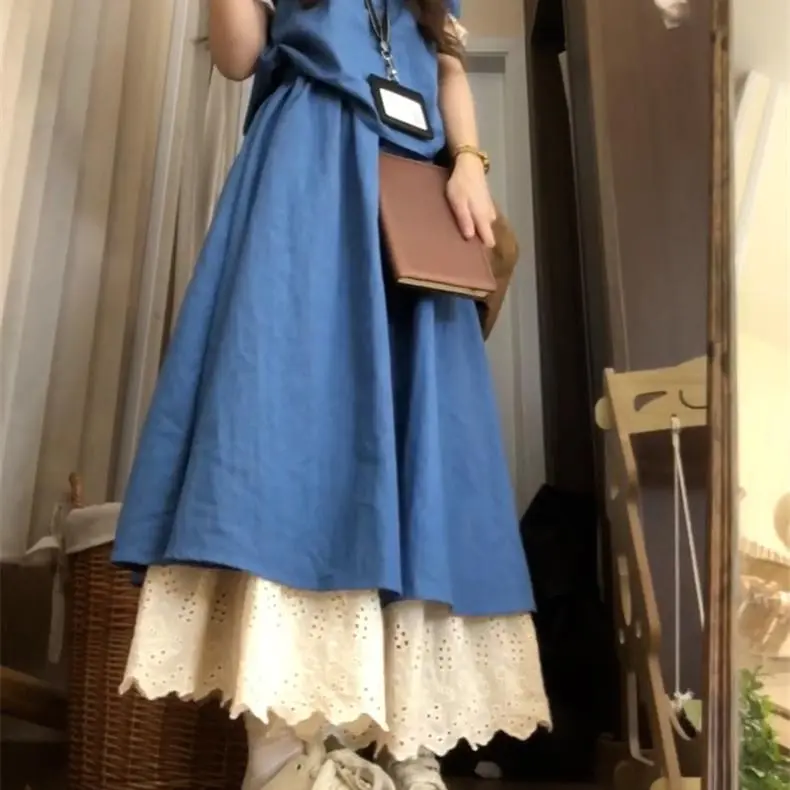 ABBY GODDESS Skirt Set Women's Blue-2