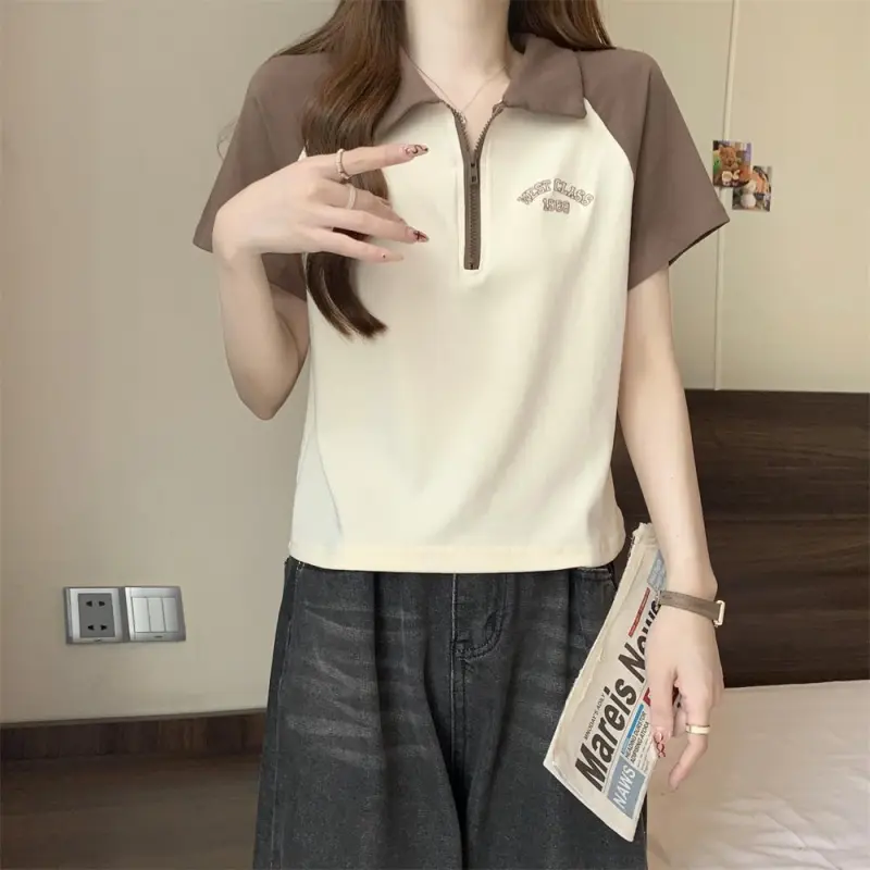 ABBY GODDESS T Shirts Women's Apricot-6