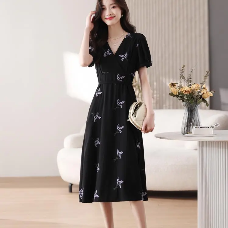 ABBY GODDESS Short Sleeved Dress Women's-4