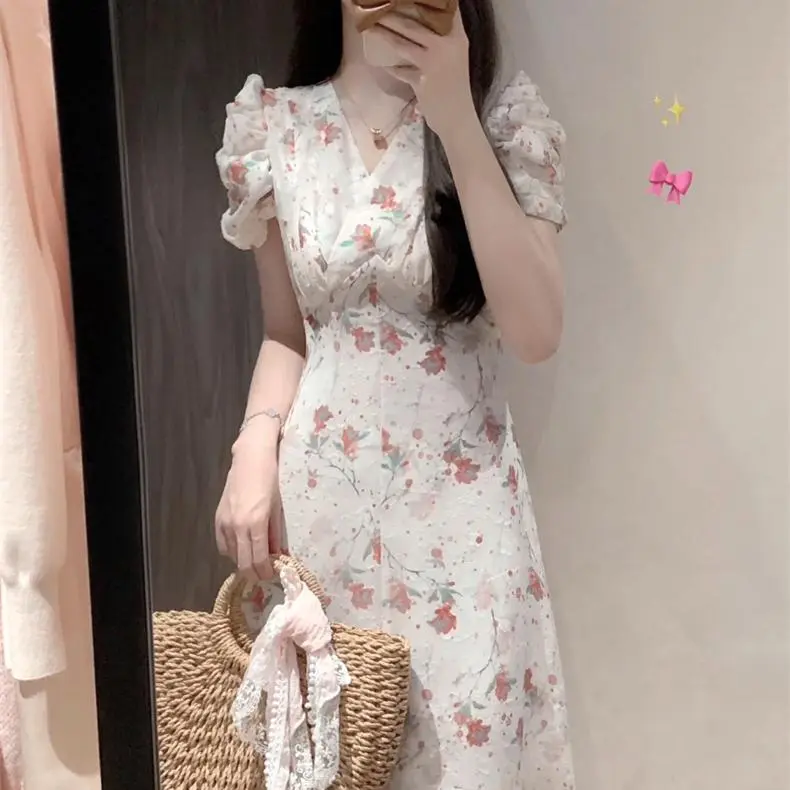 ABBY GODDESS Short Sleeved Dress Women's Pink-4