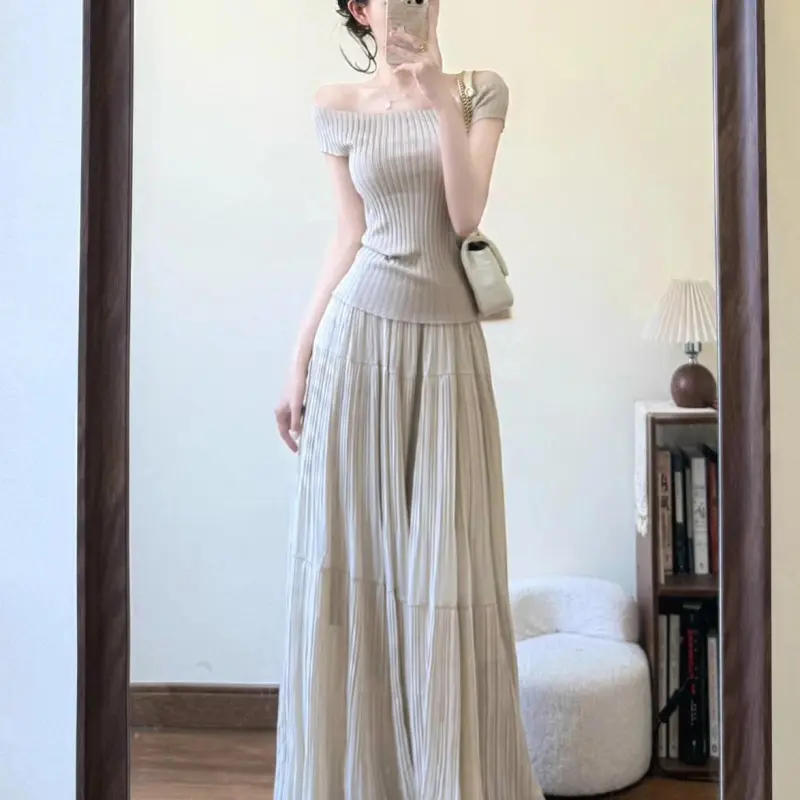 ABBY GODDESS Two Piece Skirt Sets Women's-2