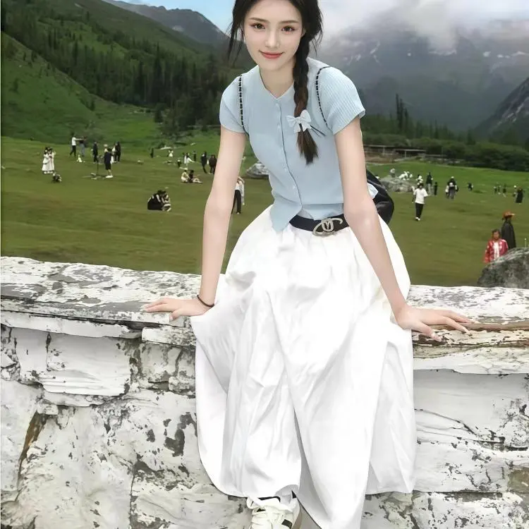 ABBY GODDESS Two Piece Skirt Sets Women's-4