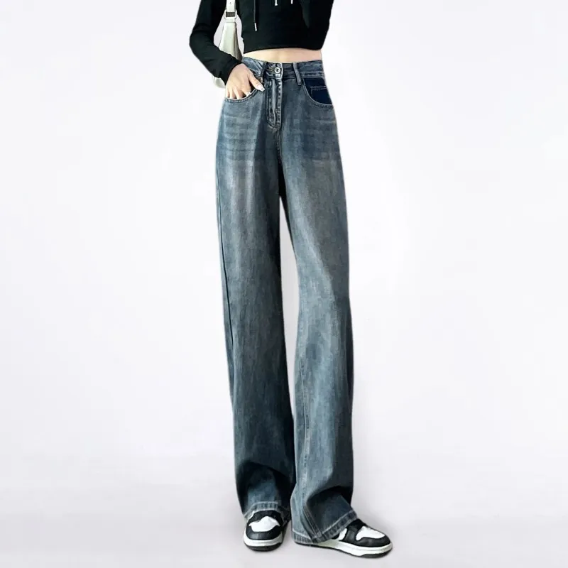 ABBY GODDESS Jeans Women's Vintage Blue-5