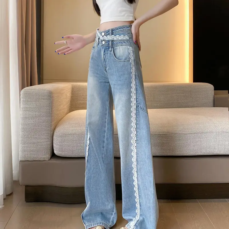 ABBY GODDESS Jeans Women's Light Blue-3