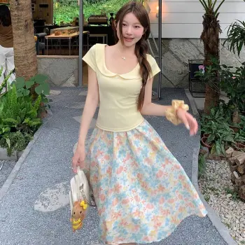 ABBY GODDESS Two Piece Skirt Sets Women's