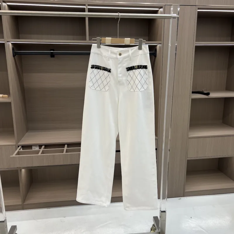 ABBY GODDESS Jeans Women's White-3