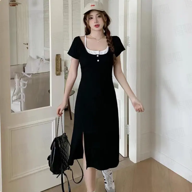 ABBY GODDESS Short Sleeved Dress Women's-2