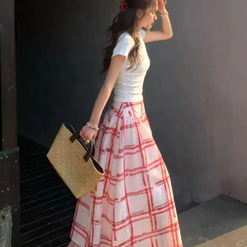 ABBY GODDESS Casual Long Skirt Women's-2