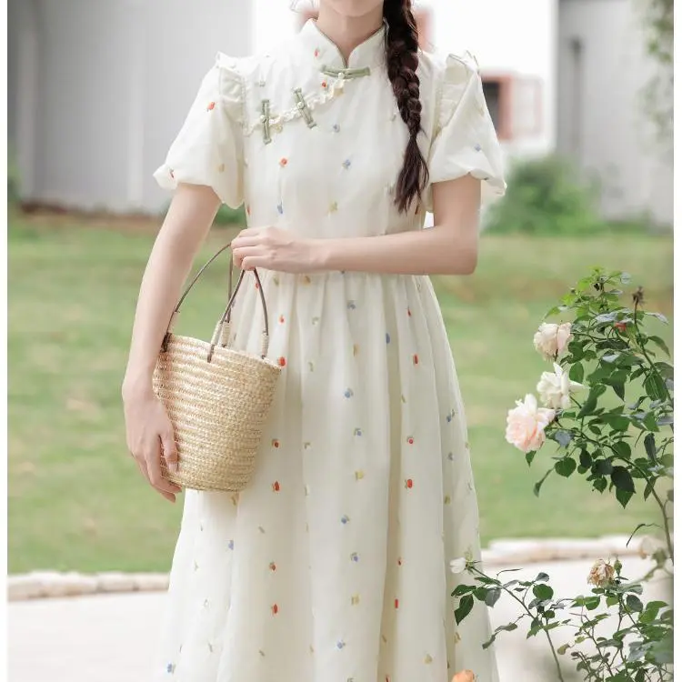 ABBY GODDESS Short Sleeved Dress Women's-5