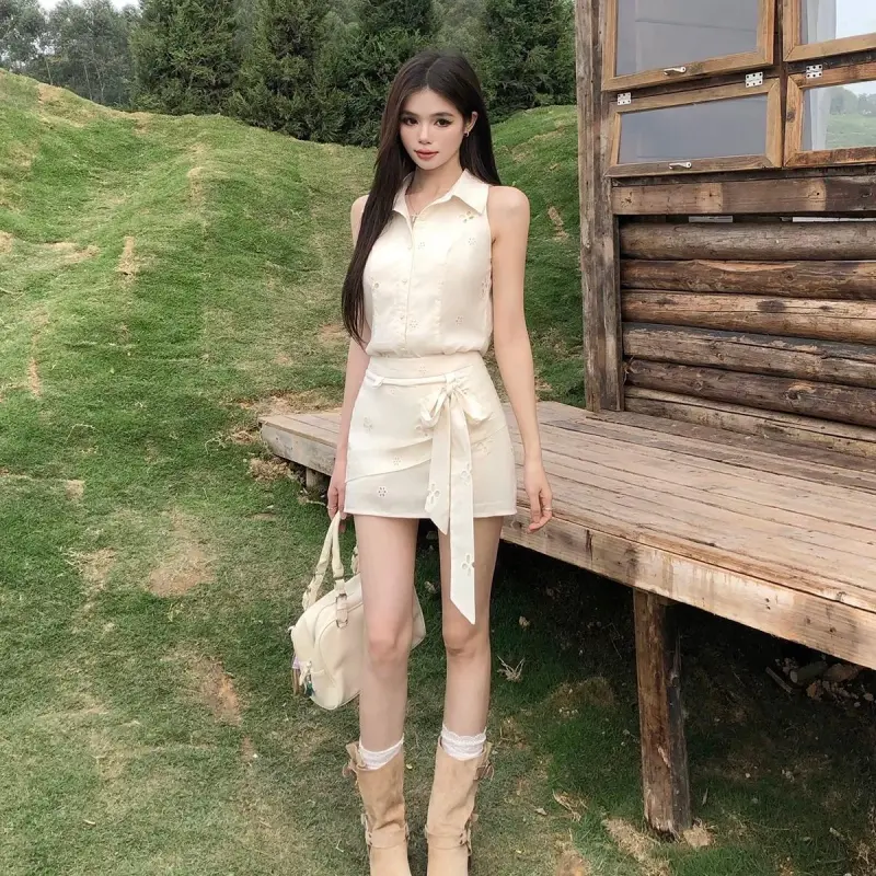 ABBY GODDESS Two Piece Skirt Sets Women's-3