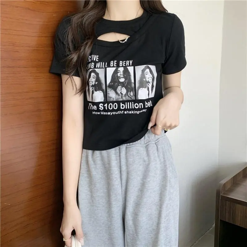 ABBY GODDESS T Shirts Women's Black-2