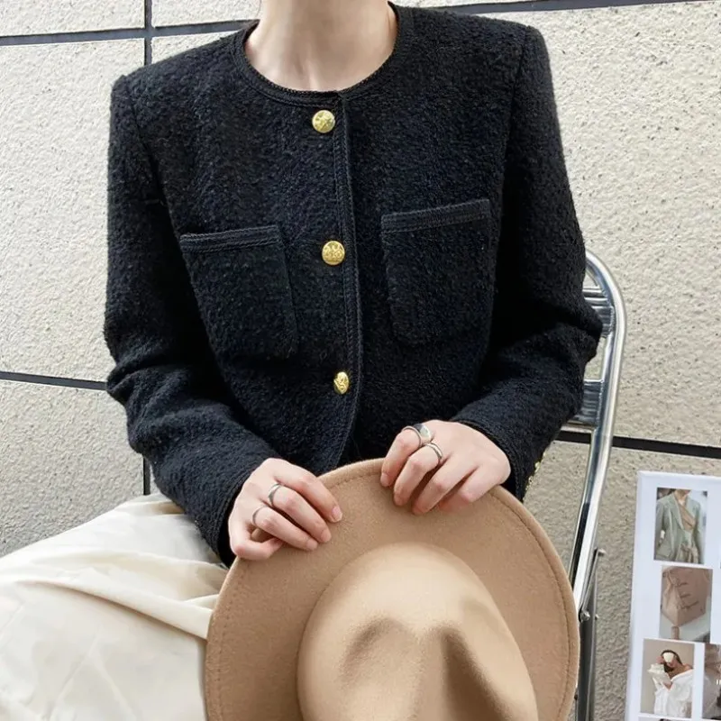 ABBY GODDESS Cropped Coat Women's-6