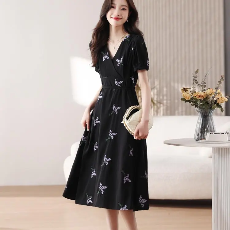ABBY GODDESS Short Sleeved Dress Women's-3