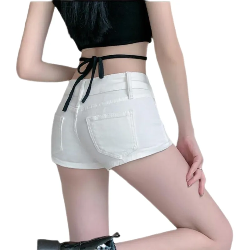 ABBY GODDESS Denim Shorts Women's-1