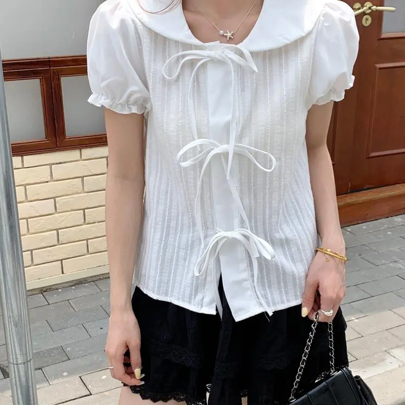 ABBY GODDESS Shirts Women's White-1