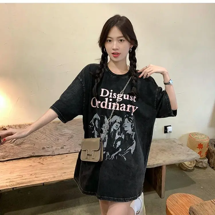 ABBY GODDESS T Shirts Women's Gray-5