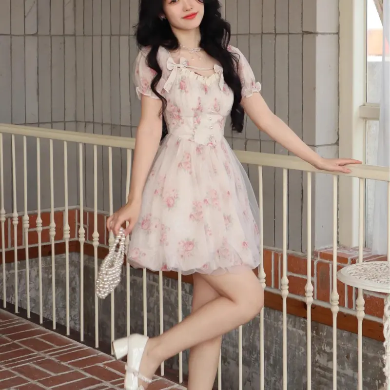 ABBY GODDESS Short Sleeved Dress Women's-4