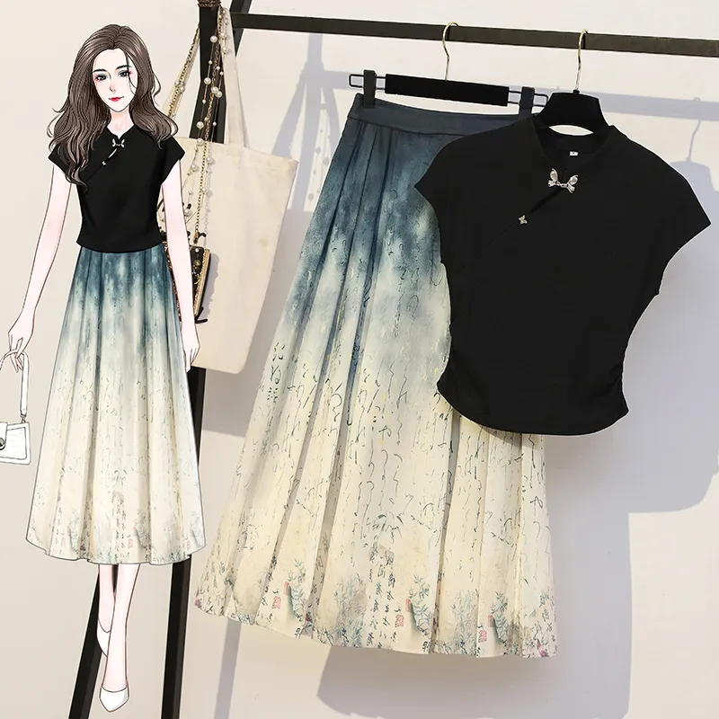ABBY GODDESS Casual Long Skirt Women's-3