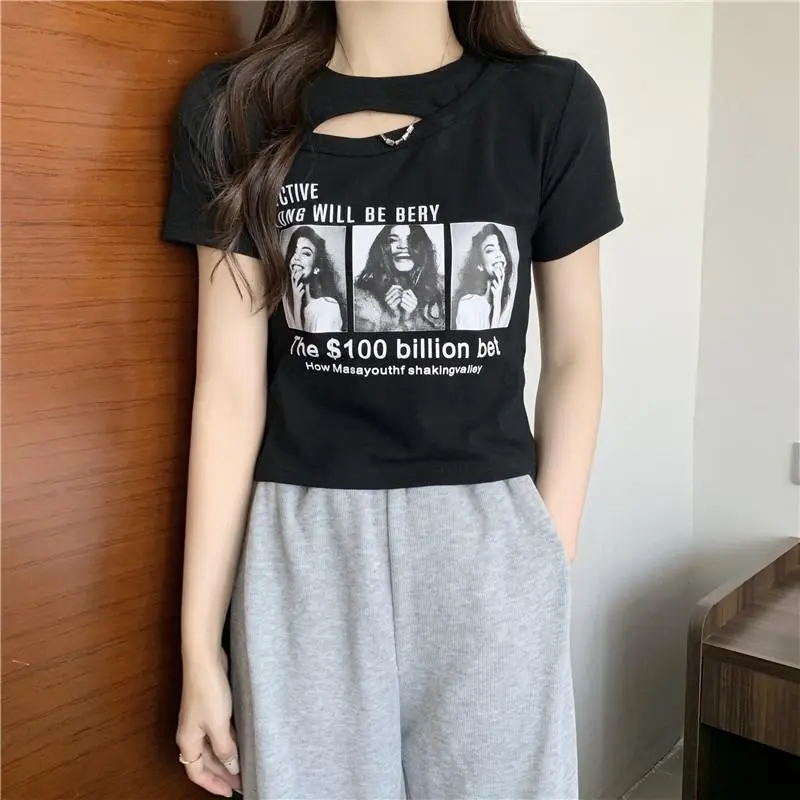 ABBY GODDESS T Shirts Women's Black-5