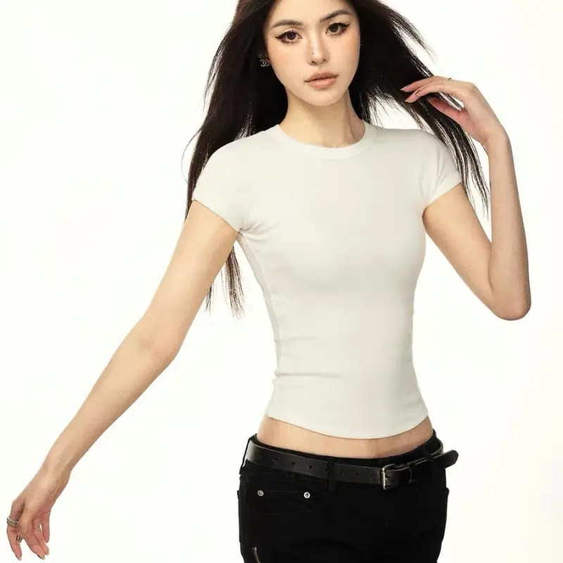 ABBY GODDESS T Shirts Women's White-3