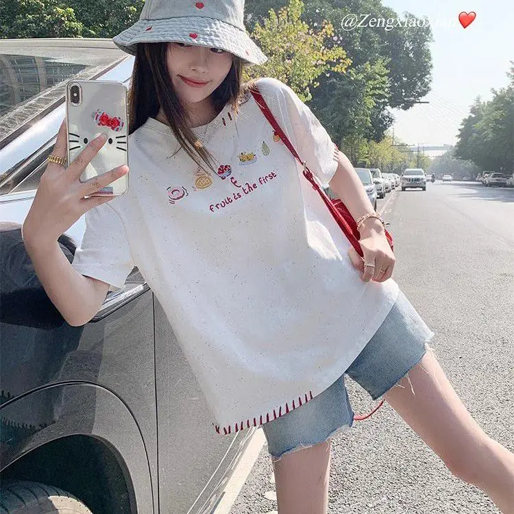ABBY GODDESS T Shirt Women's White-4