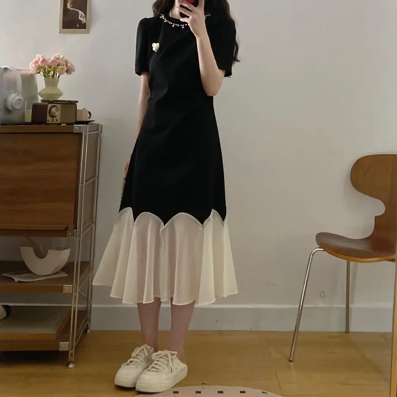 ABBY GODDESS Short Sleeved Dress Women's-4