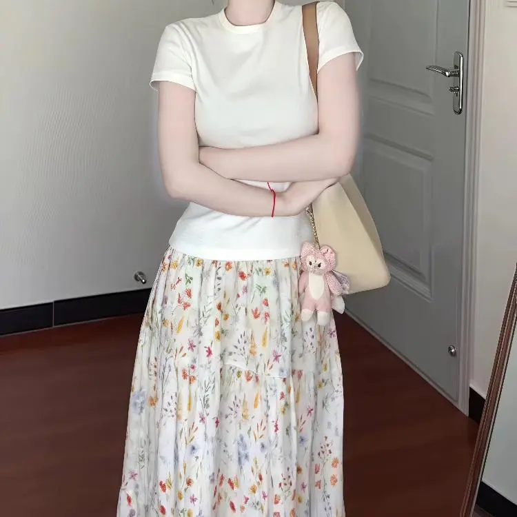 ABBY GODDESS Casual Long Skirt Women's-3