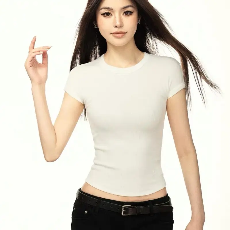 ABBY GODDESS T Shirts Women's White-4