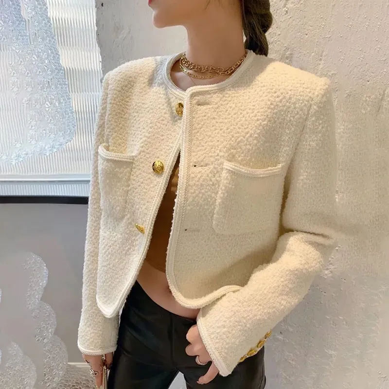 ABBY GODDESS Cropped Coat Women's-2