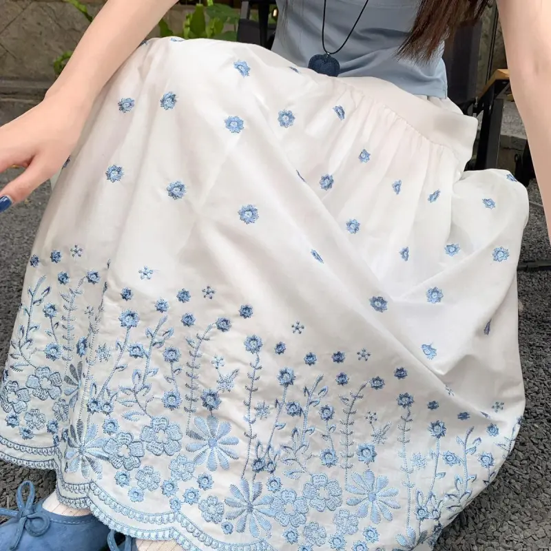 ABBY GODDESS Casual Long Skirt Women's-5
