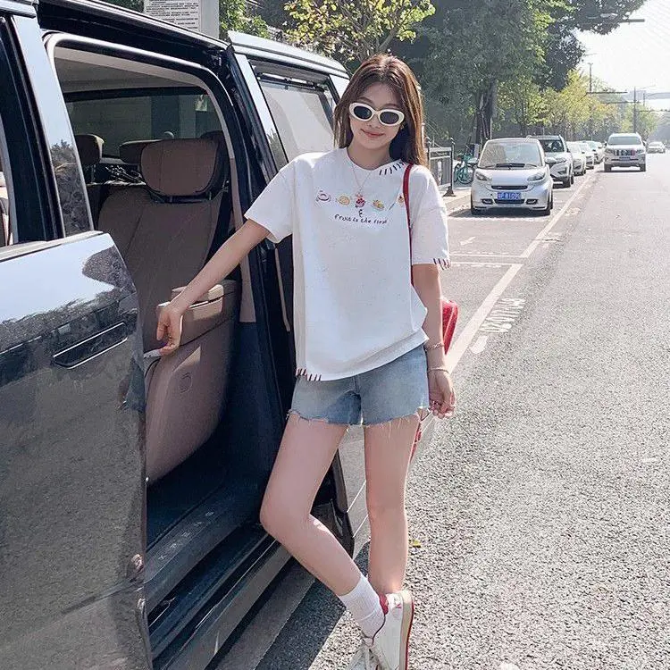 ABBY GODDESS T Shirt Women's White-3