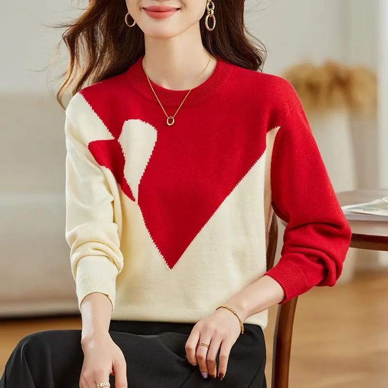 ABBY GODDESS Knitwear Women's Red-1
