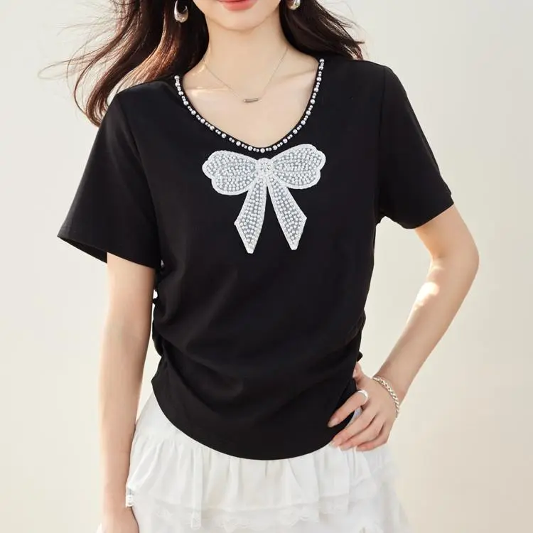 ABBY GODDESS T Shirts Women's Black-2